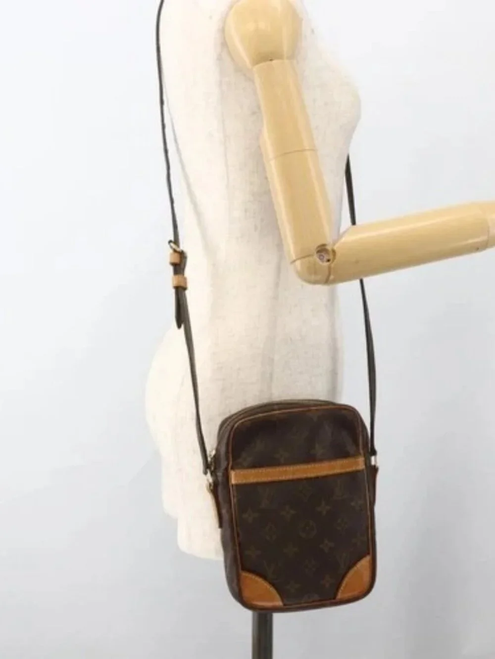 LOUIS VUITTON Monogram Danube Shoulder Bag M45266 LV Auth hk3648